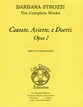 Cantate, Ariette, e Duetti, Op. 2 Study Scores sheet music cover